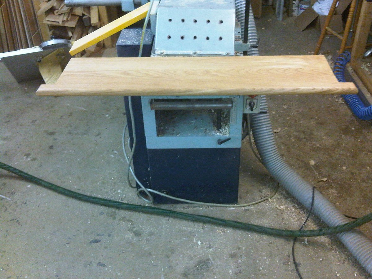Timber being prepared at the Made To Measure workshop