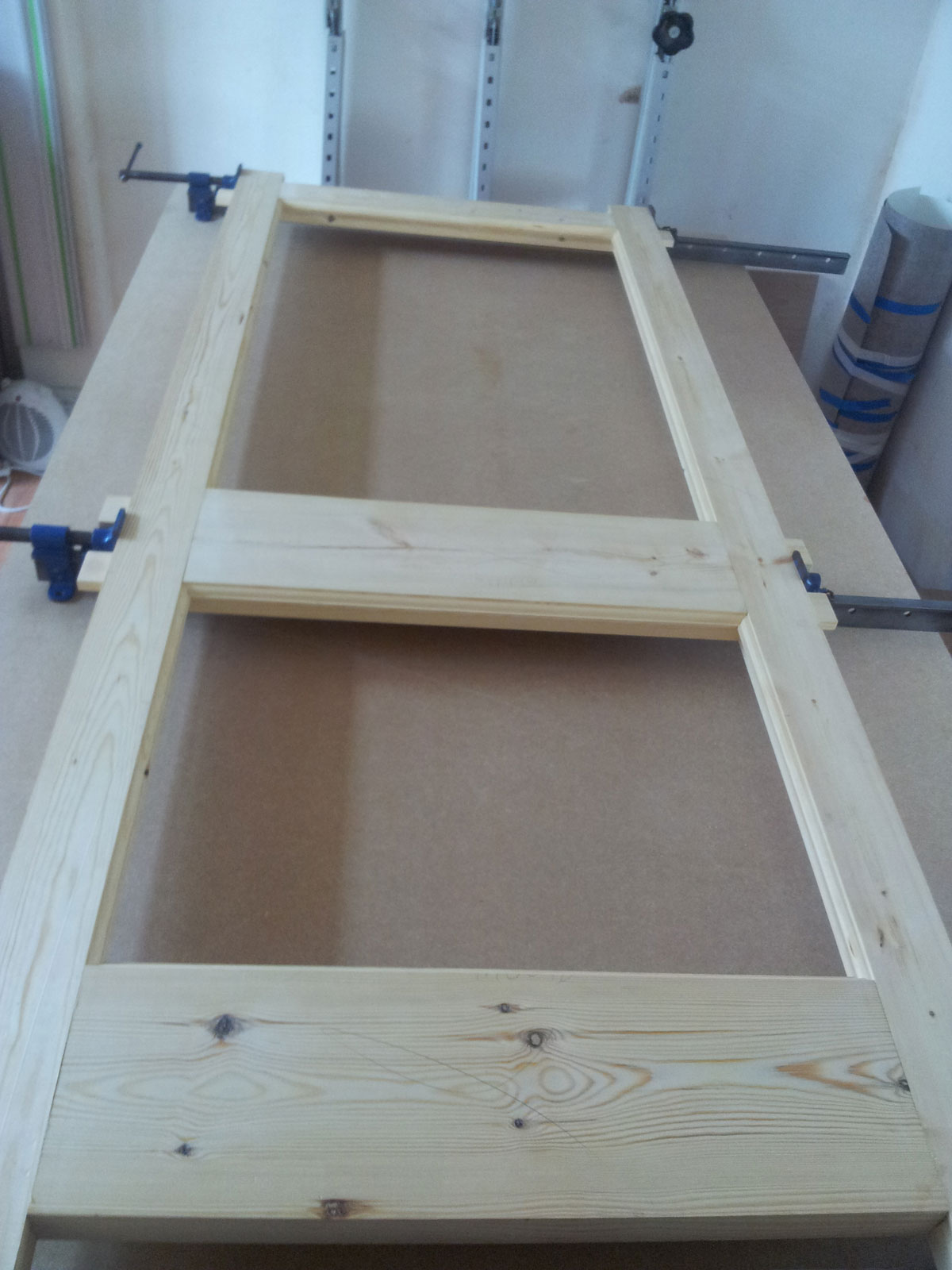 Custom size mortice & tenoned redwood door, purpose-made in our workshop and professionally installed